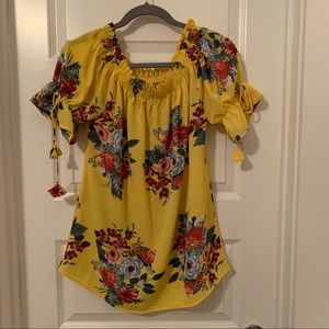 NWOT Floral Blouse